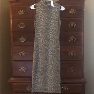 Sleeveless lightweight sweater dress